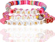 Hello Kitty Make Today Amazing Beaded Bracelet Set