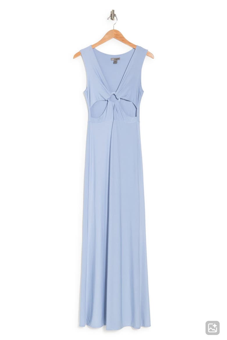 Josetta Sleeveless Maxi Dress, Alternate, color, DUSTY BLUE