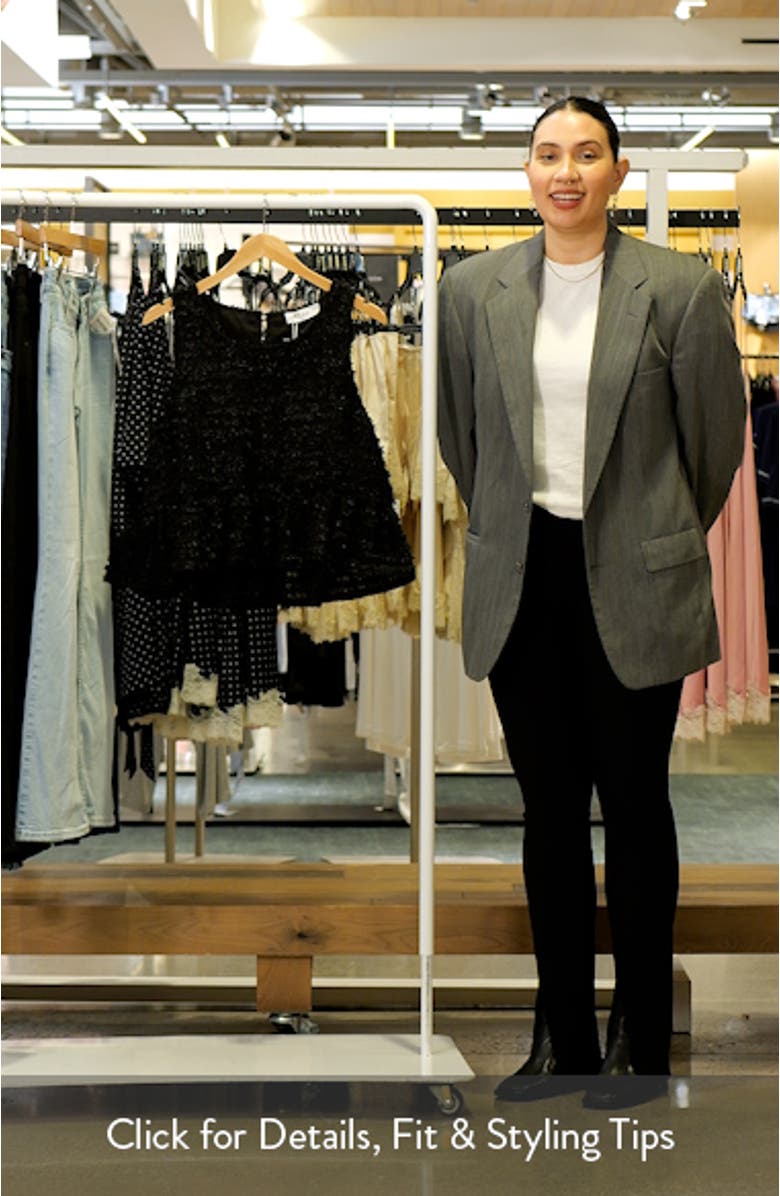 Meira High Low Hem Peplum Tank Top, sales video thumbnail