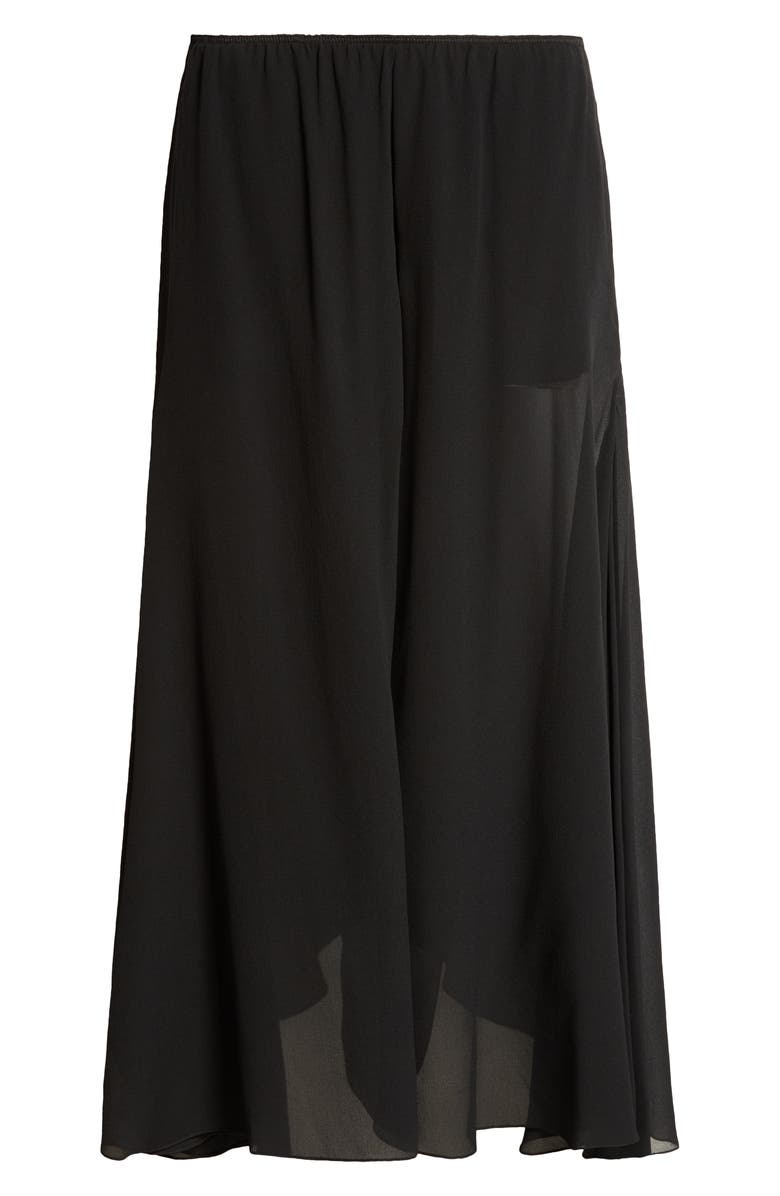 Chloé Sheer Silk Georgette Maxi Skirt, Alternate, color,