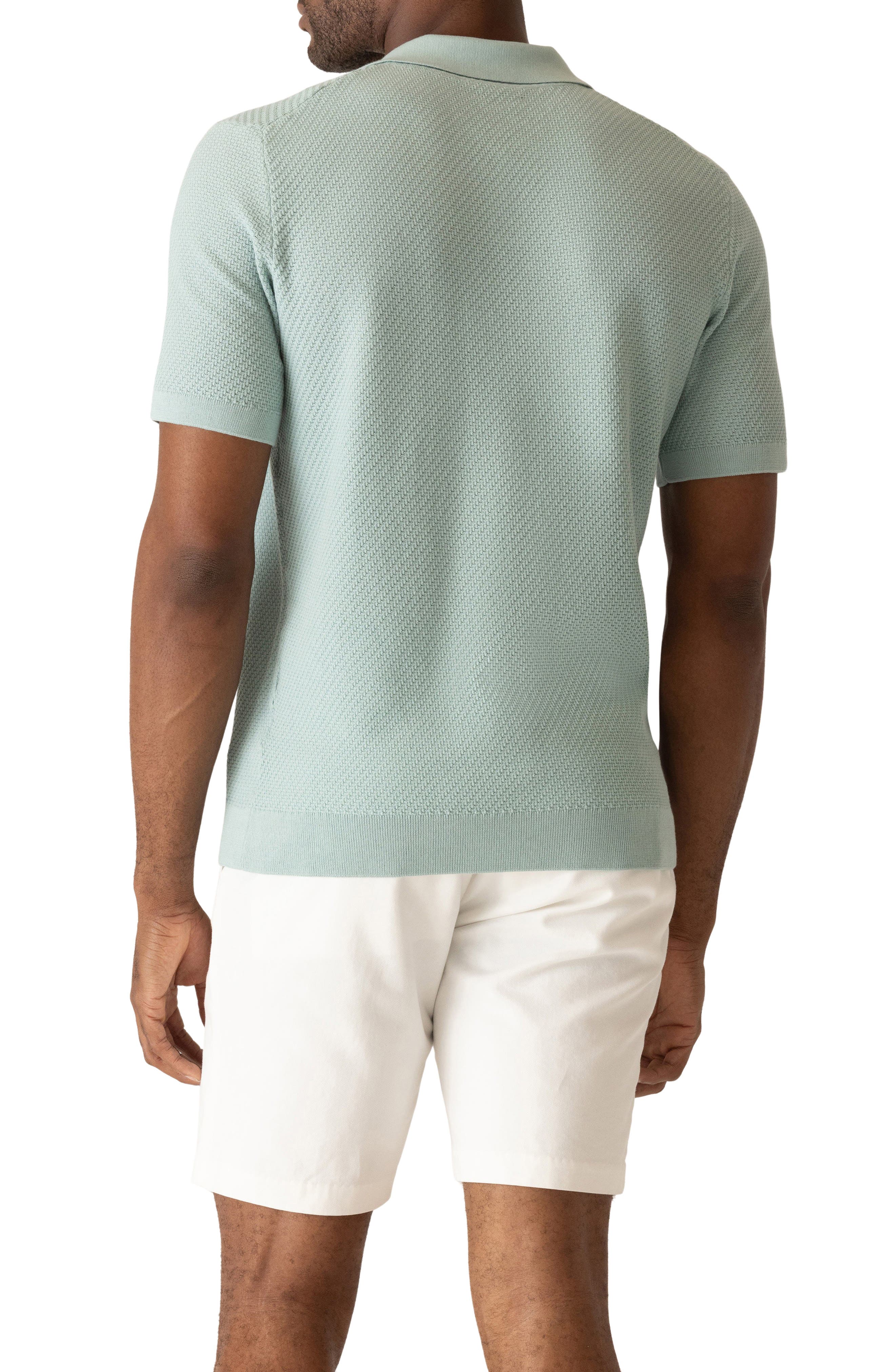 Modern Texture Knit Polo - image 2