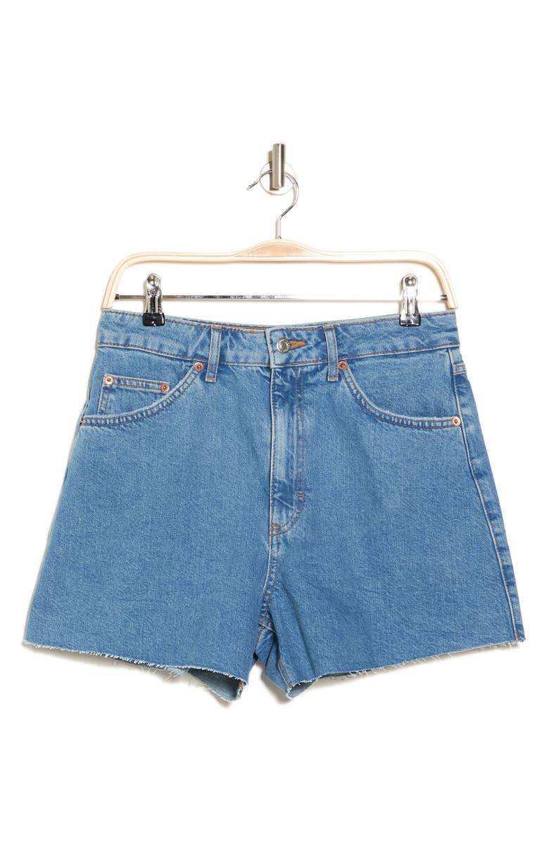 Topshop A-Line Mom Shorts, Alternate, color,