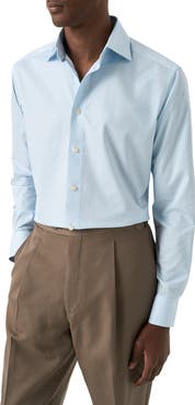 Eton Contemporary Fit Signature Twill Button-Up Shirt