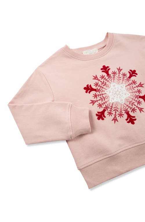 Peek Aren't You Curious Kids' Snowflake Pullover In Neutral