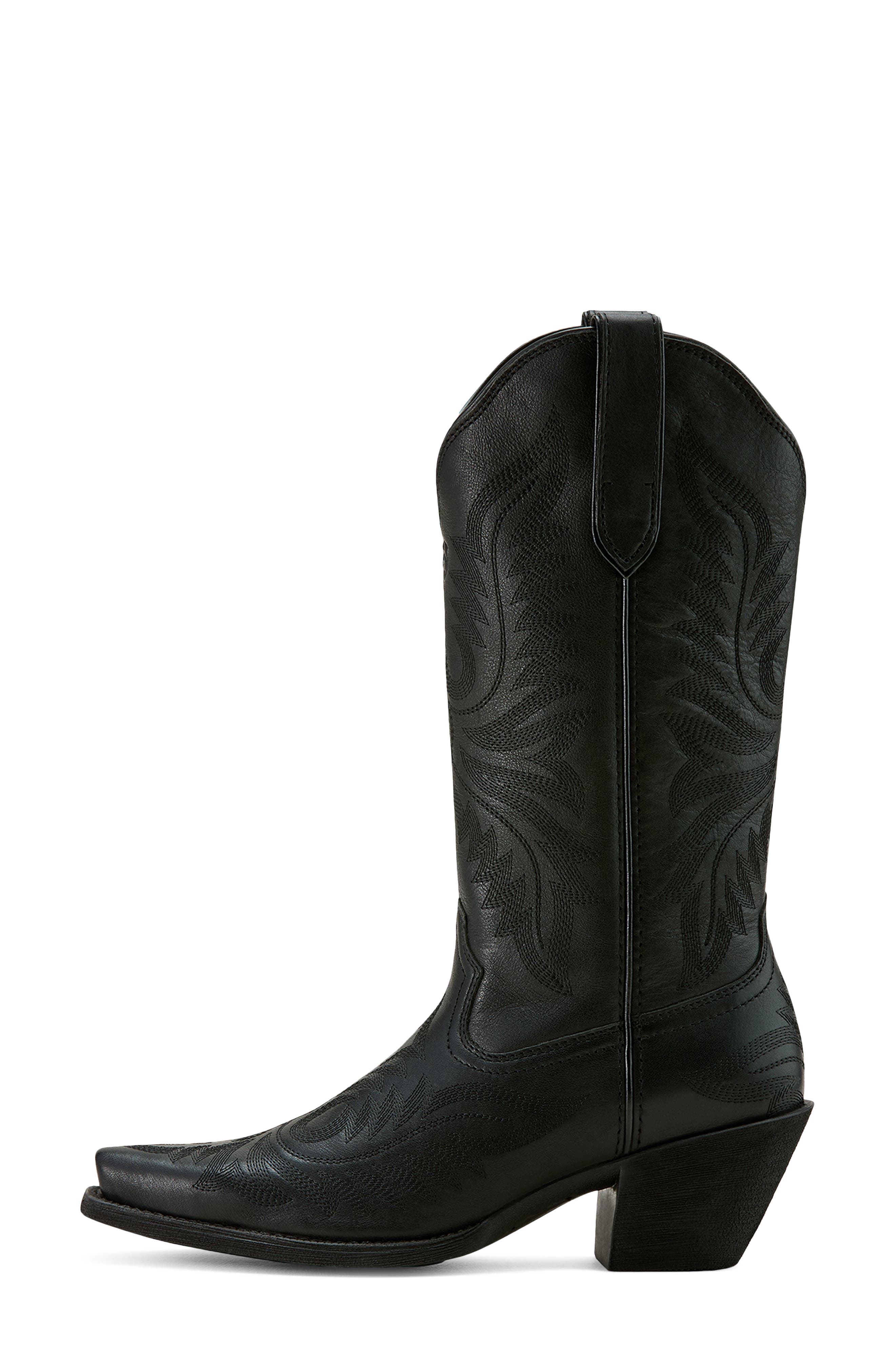 Ariat Round Up Collins Western Boot, Alternate, color, Black