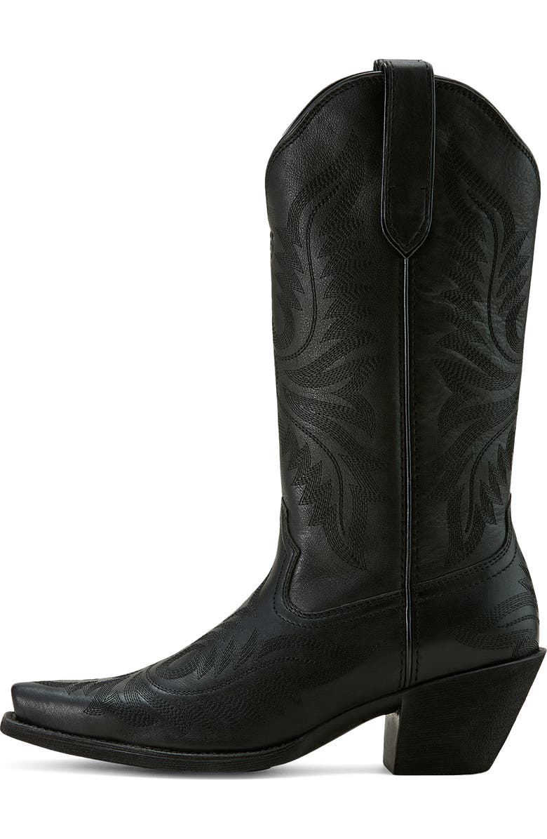 Ariat Round Up Collins Western Boot, Alternate, color, Black