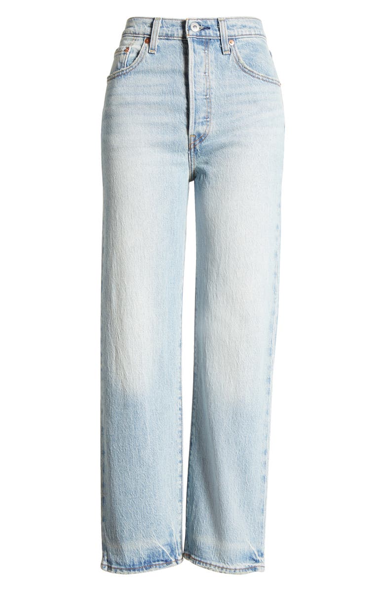 Levi's<sup>®</sup> Ribcage High Waist Ankle Straight Leg Jeans, Alternate, color, Lets Share