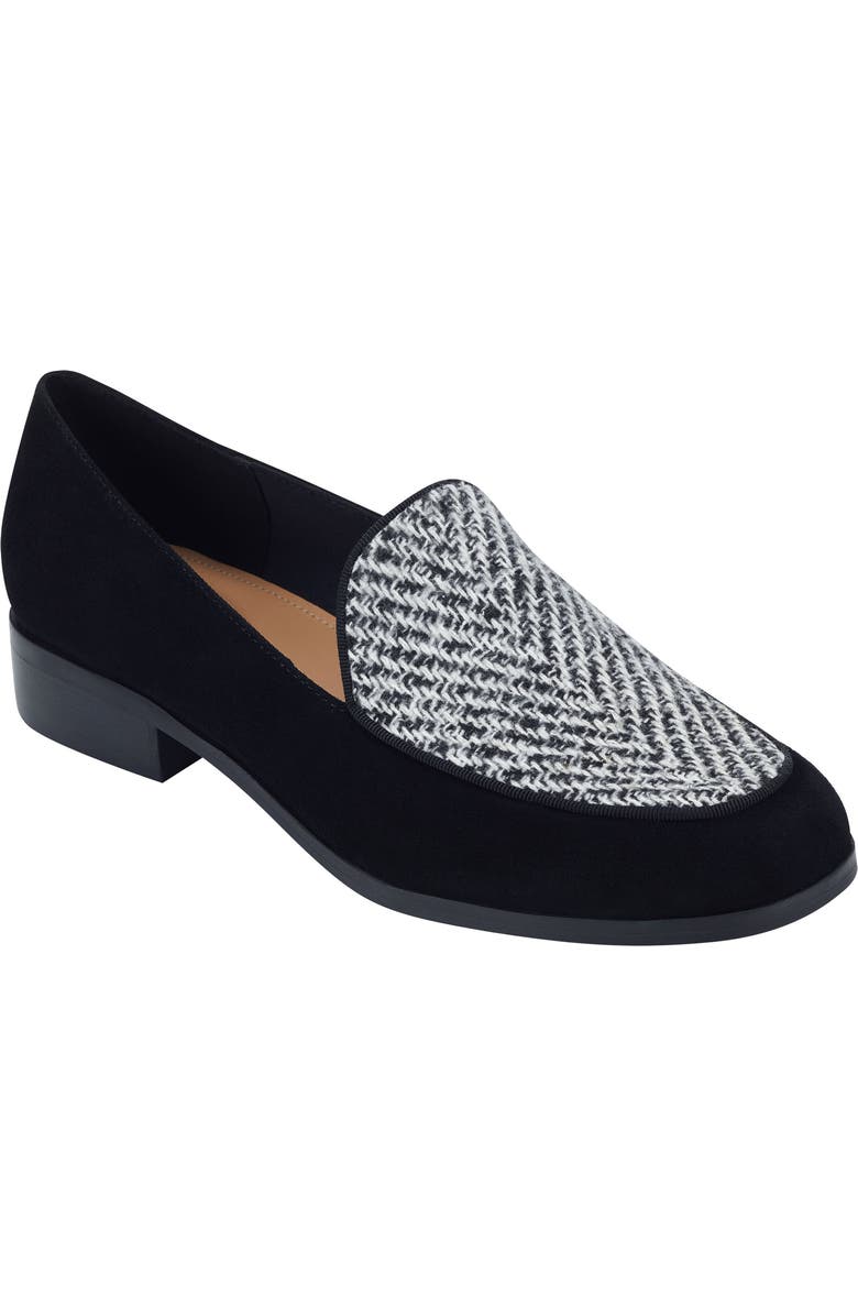 evolve Pip8 Woven Apron Toe Loafer Flat, Main, color,