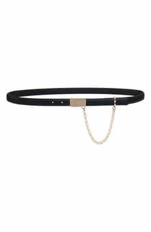 Linea Pelle Chain Drape Belt