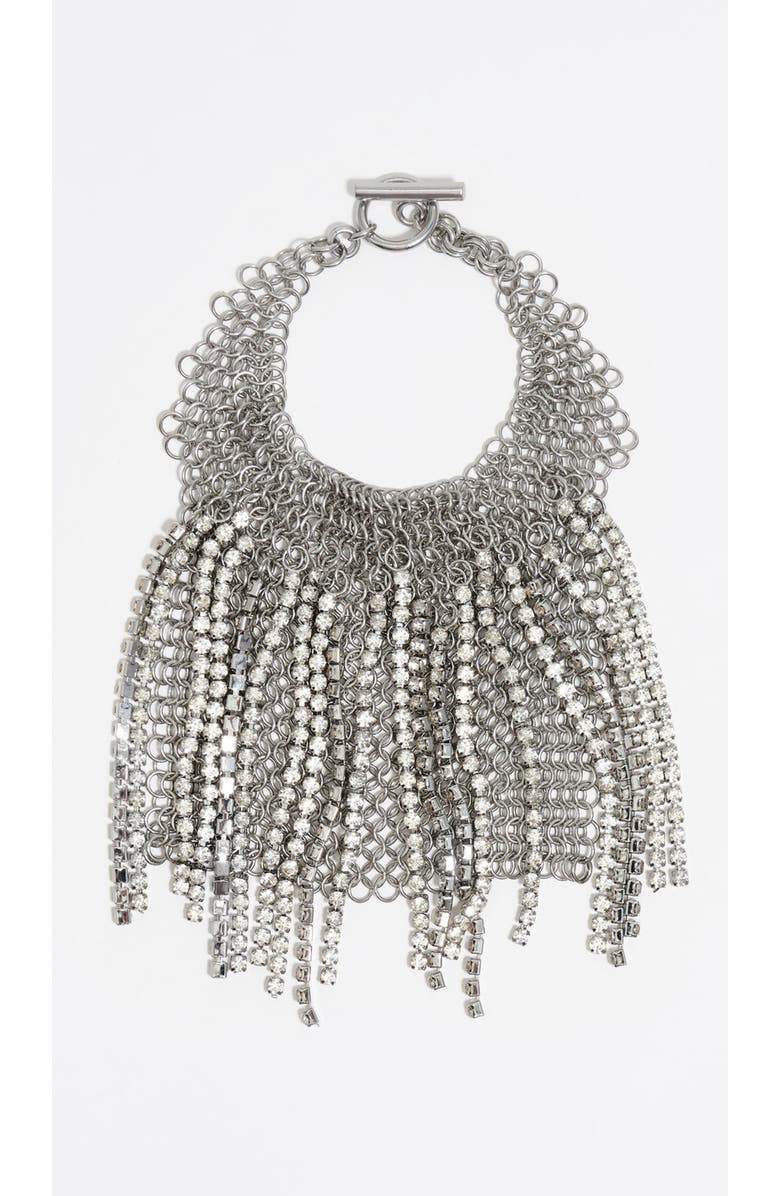 Bimba y Lola Mesh crystals anklet, Alternate, color, 