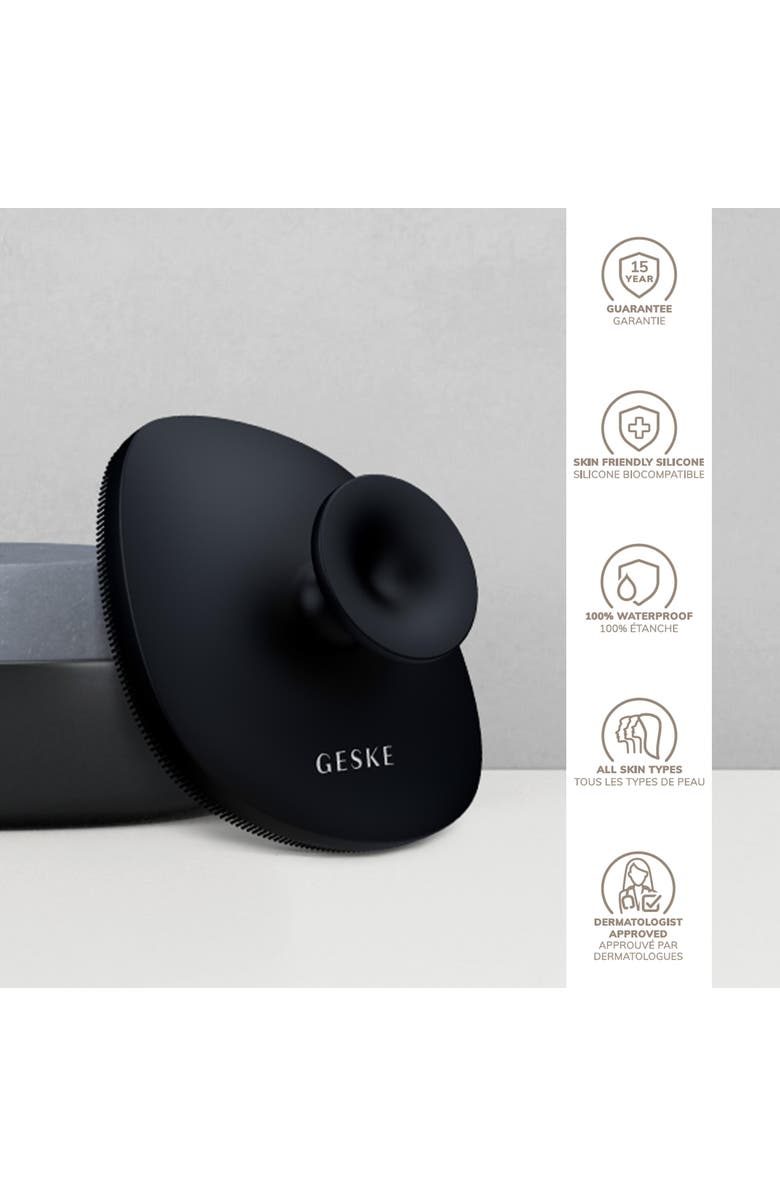 GESKE SmartAppGuided Body Brush | 4 in 1, Alternate, color, Black