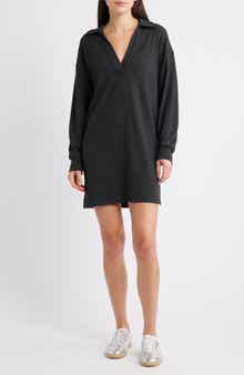 Faherty Legend Hudson Long Sleeve Polo Sweater Dress
