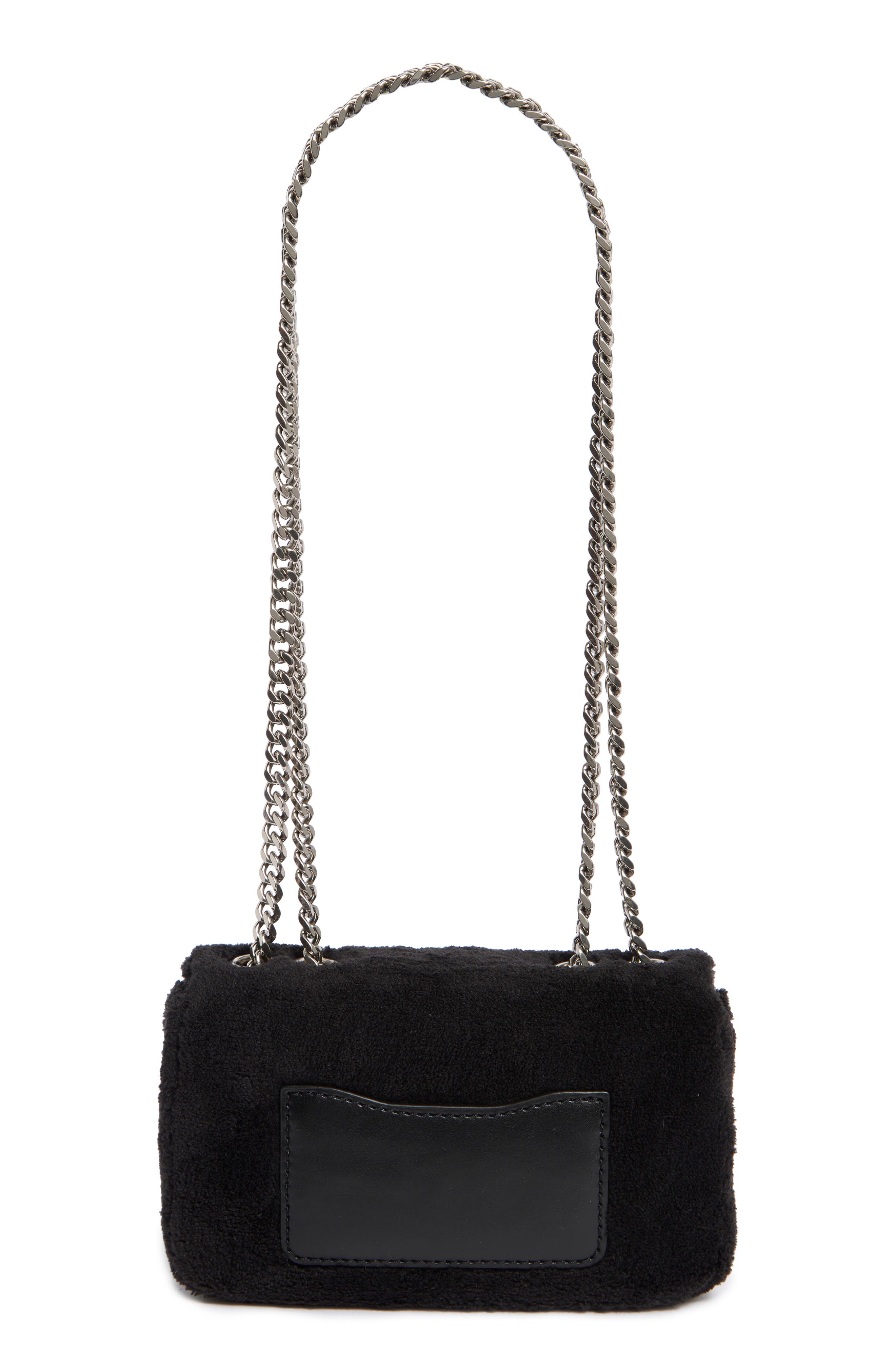 Marc Jacobs Faux Fur Chain Strap Shoulder Bag, Alternate, color, 