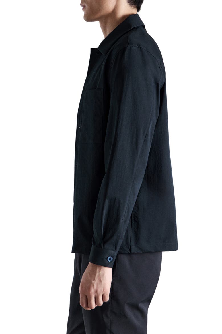 Woven Overshirt, Alternate, color, NAVY