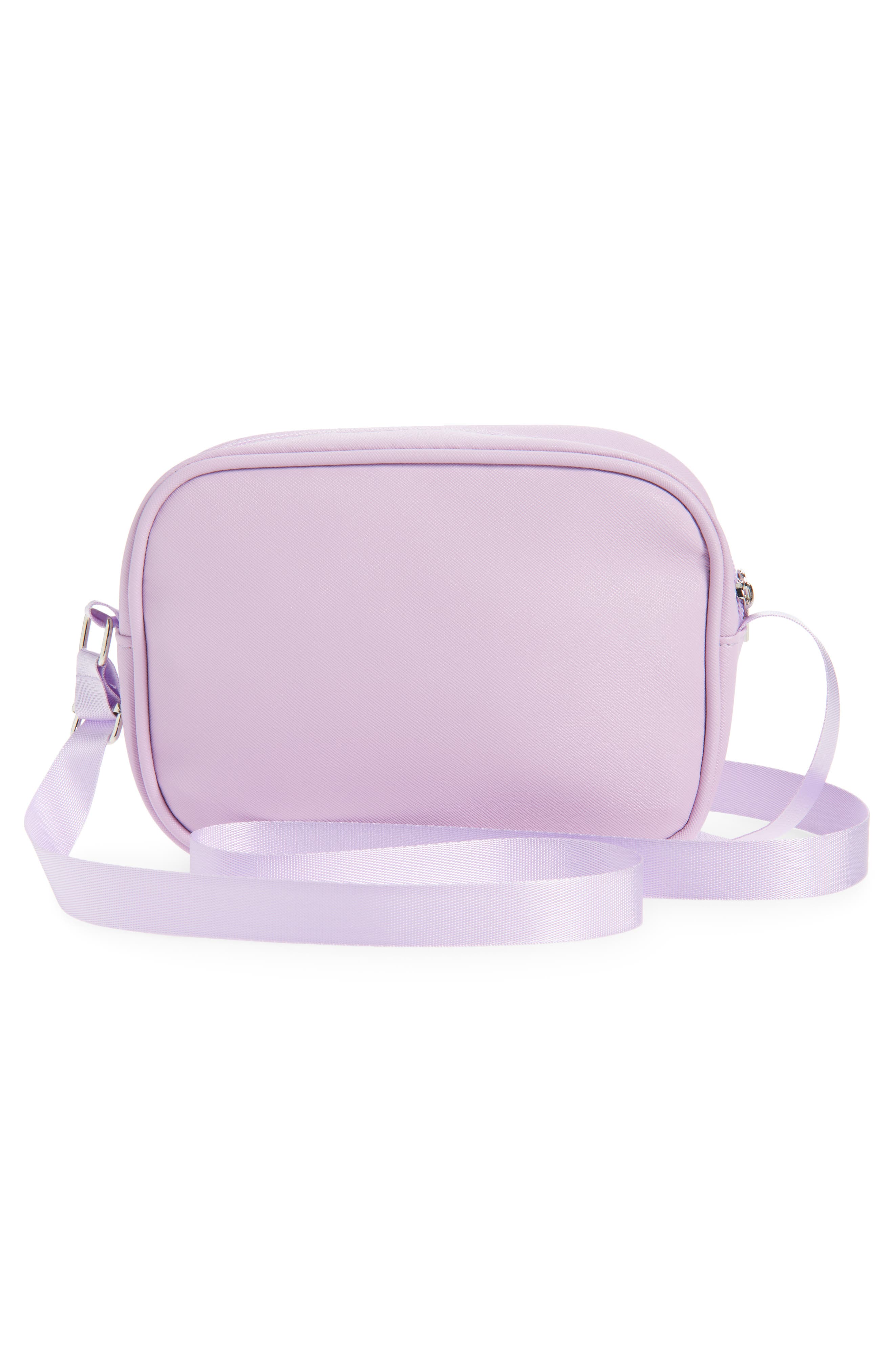 Ruby & Ry Kid's Glitter Stripe Crossbody Bag, Alternate, color, Lavender