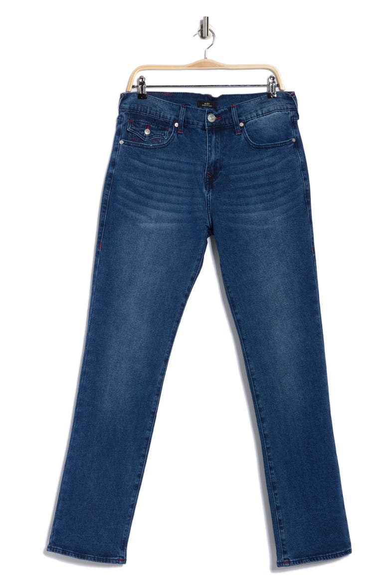 Ricky Straight Leg Jeans, Alternate, color, MEDIUM RUSTIC BARN WASH