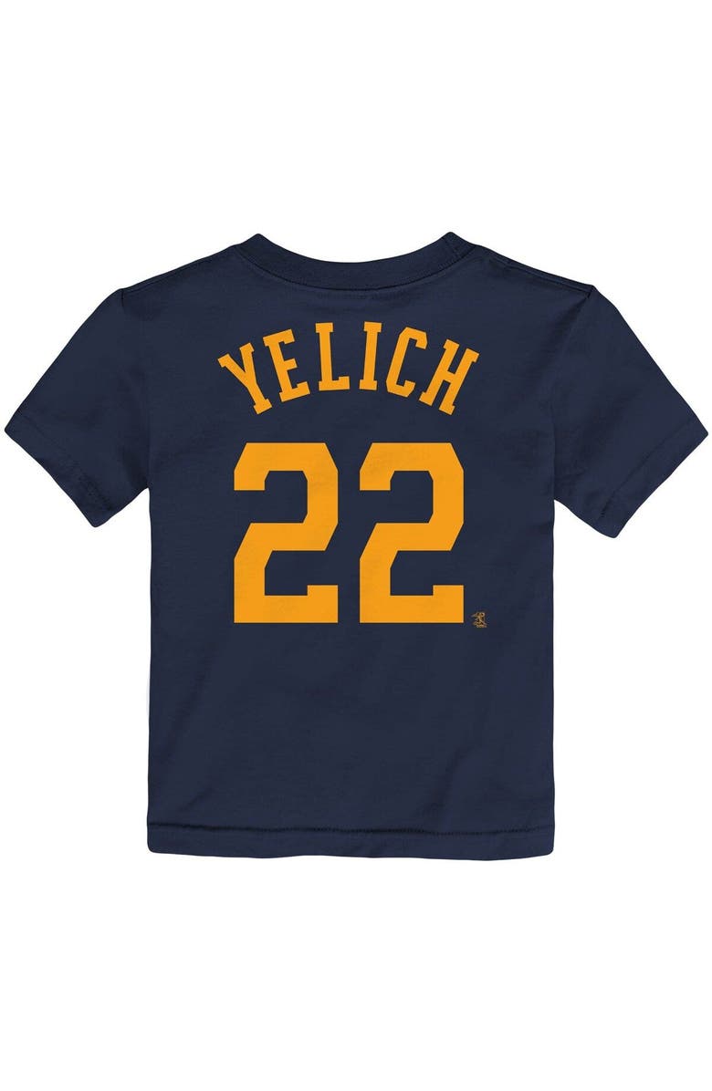 Nike Toddler Nike Christian Yelich Navy Milwaukee Brewers Player Name & Number T-Shirt, Alternate, color, Navy