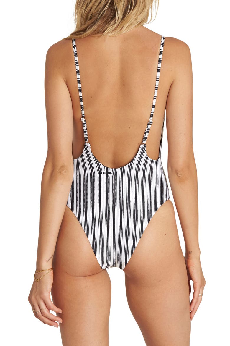 Get in Line One-Piece Swimsuit, Alternate, color, MULTI