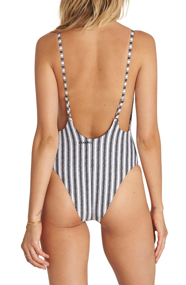 Billabong Get in Line One-Piece Swimsuit, Alternate, color, 