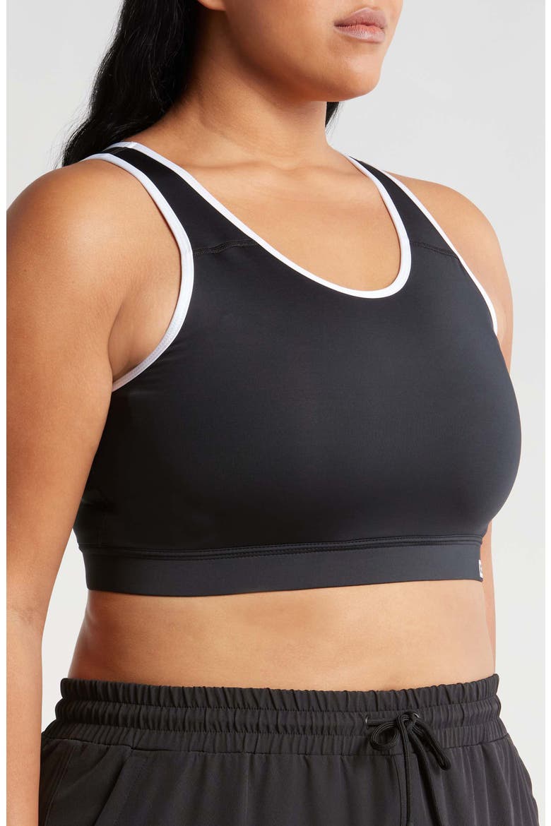 Sport Bikini Top, Alternate, color, BLACK NOVELTY