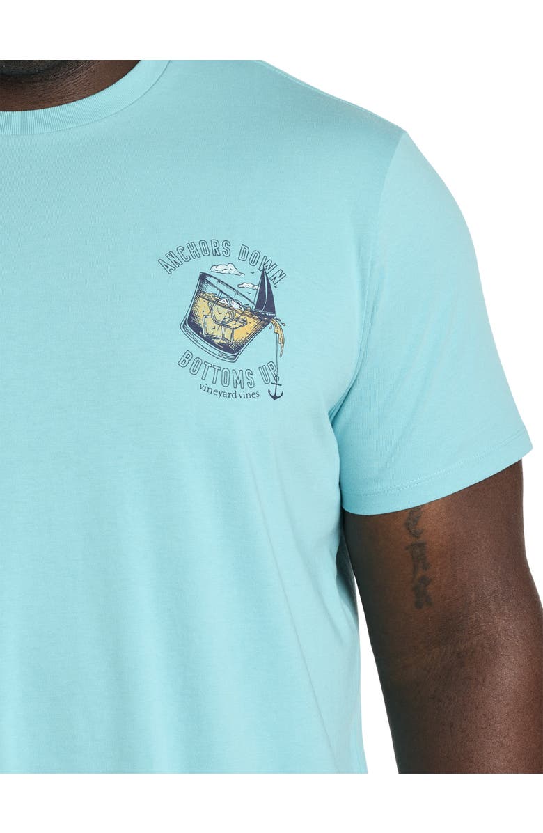 vineyard vines Big & Tall Anchors Down Bottoms Up Graphic Tee, Alternate, color,