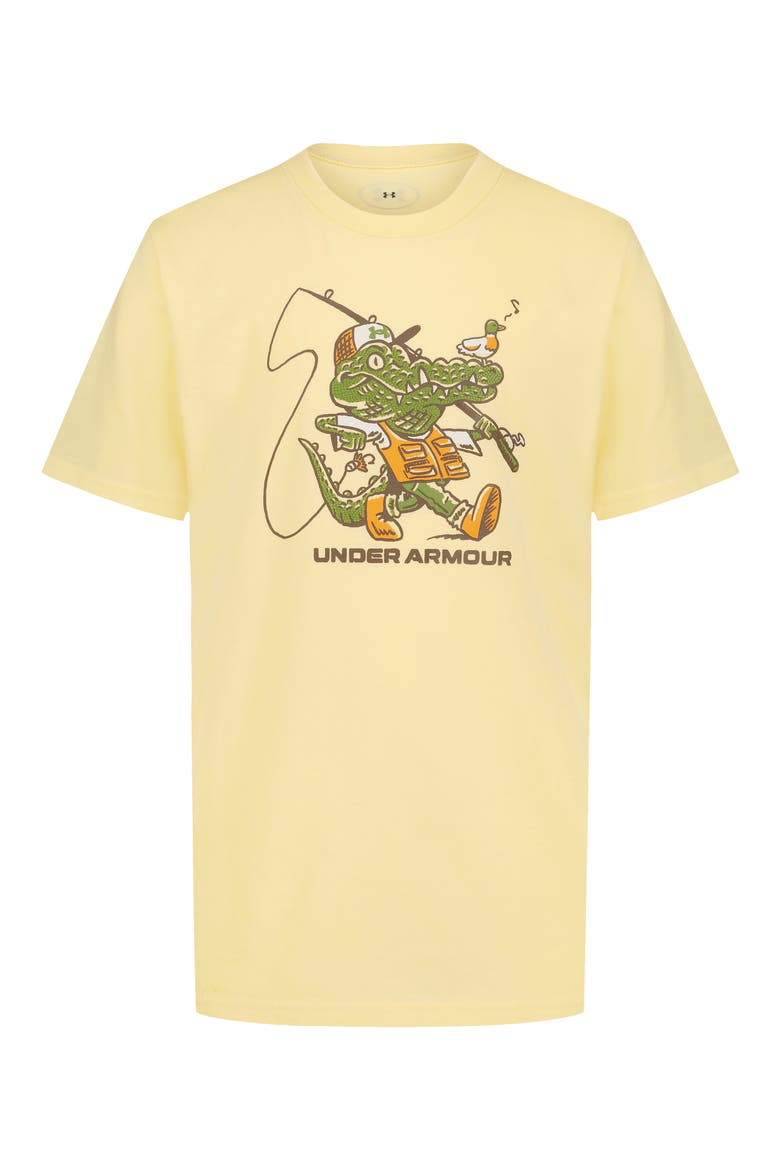 Kids' Graphic Print T-Shirt, Main, color, PALE LEMON