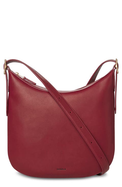 Medium Bixby Accordion Leather Crossbody Bag