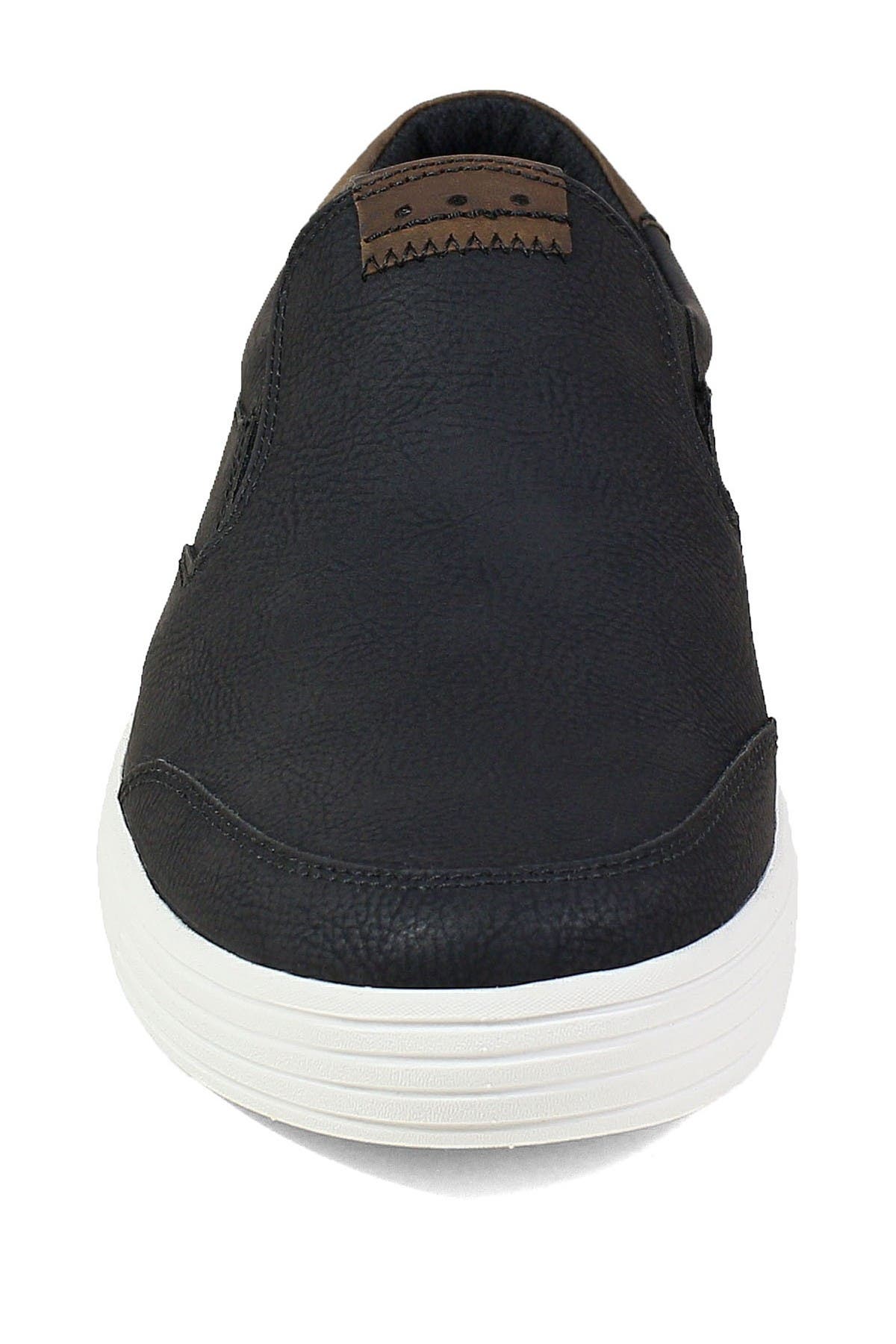 NUNN BUSH Kore City Walk Moc Toe Slip-On Sneaker - Wide Width Available, Alternate, color, Black