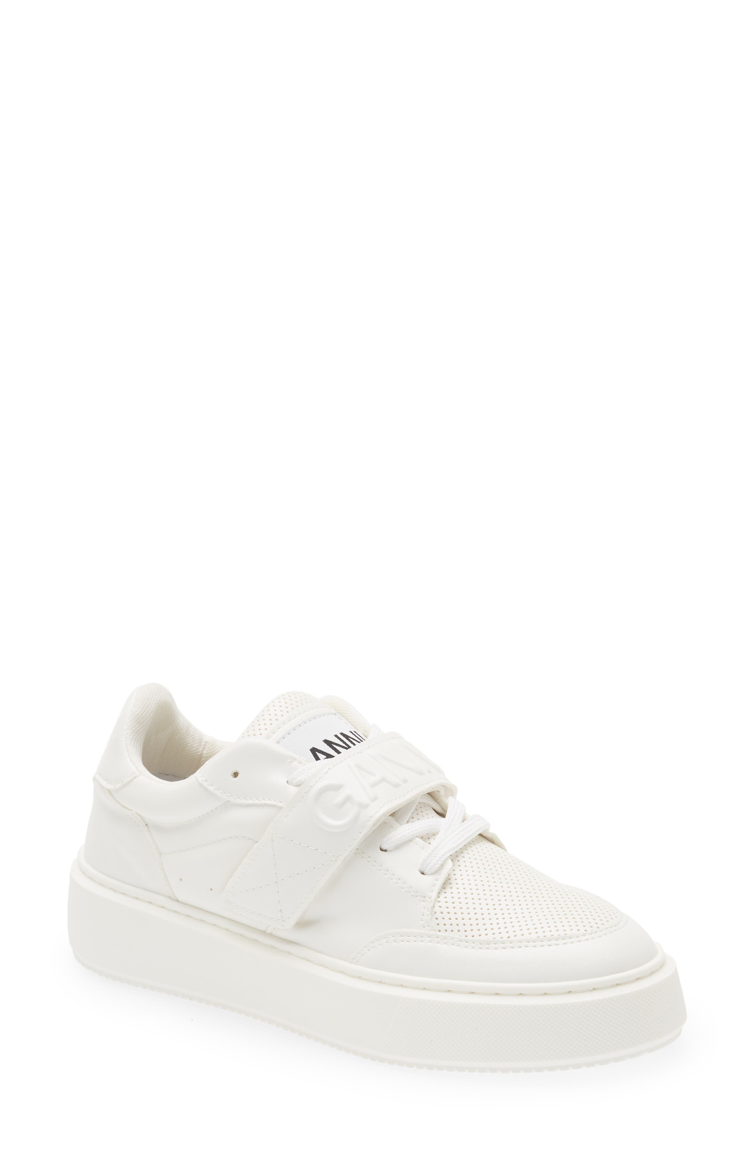 Ganni Sporty Mix Low Top Sneaker, Main, color, 
