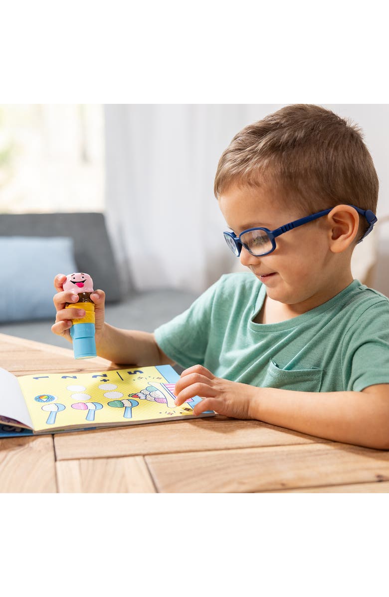 Melissa & Doug Sticker Wow! Ice Cream Activity Pad & Sticker Stamp, Alternate, color,