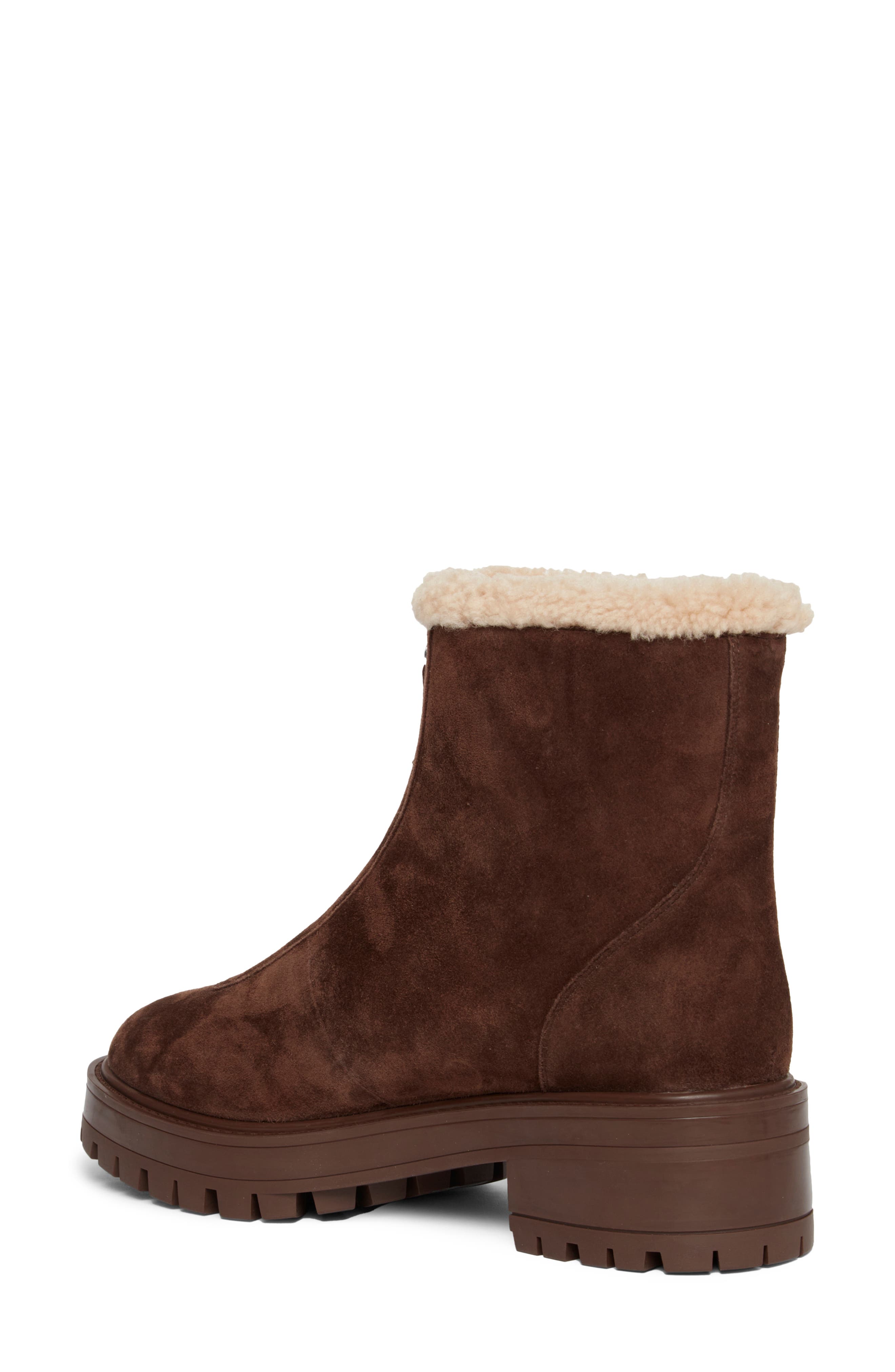 PAIGE Bowie Genuine Shearling Lined Bootie, Alternate, color, 