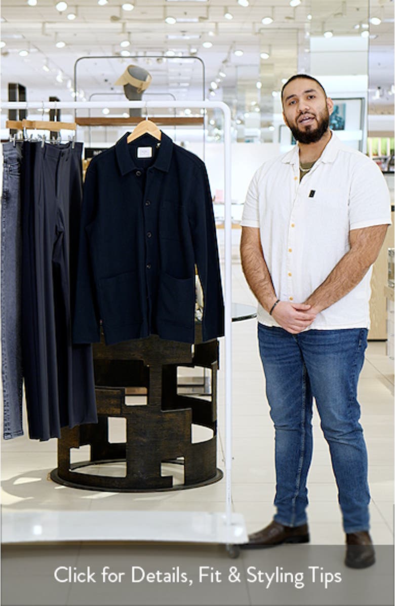 Piqué Chore Shirt Jacket, sales video thumbnail