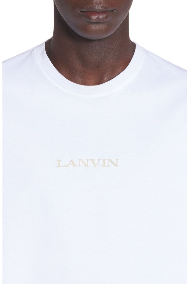 Embroidered T-Shirt, Alternate, color, OPTIC WHITE