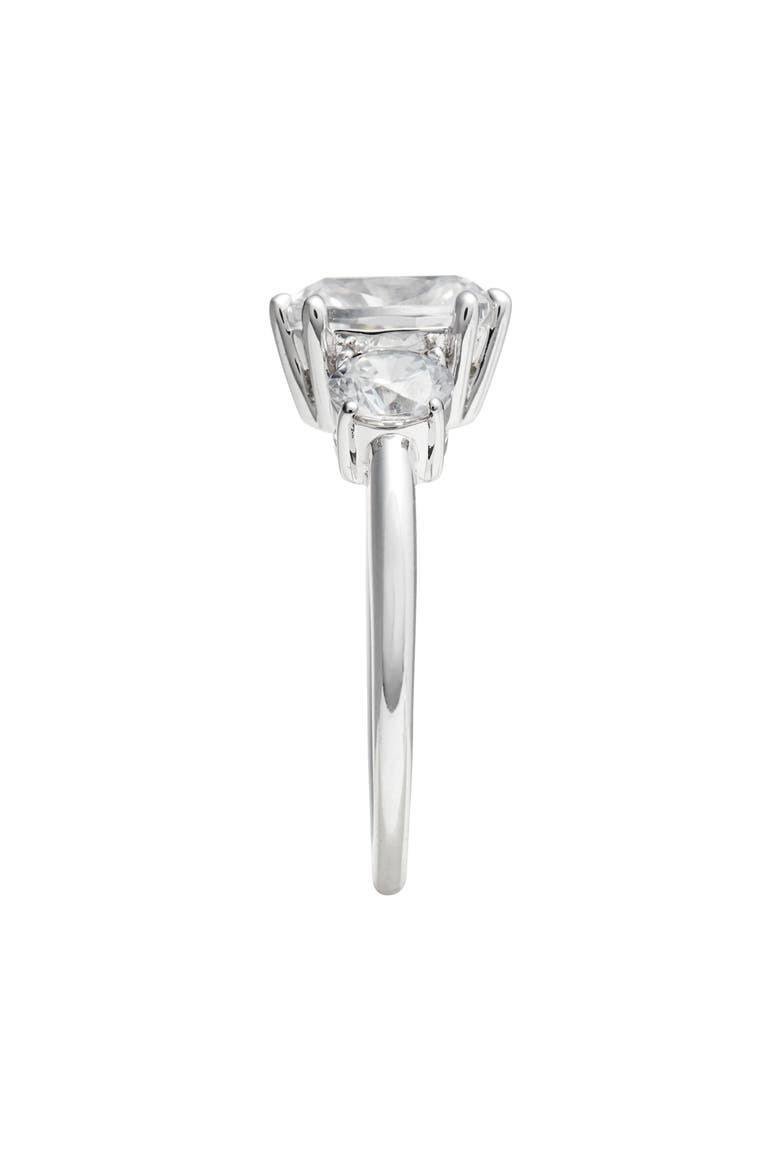 Cubic Zirconia Ring, Alternate, color, RHODIUM