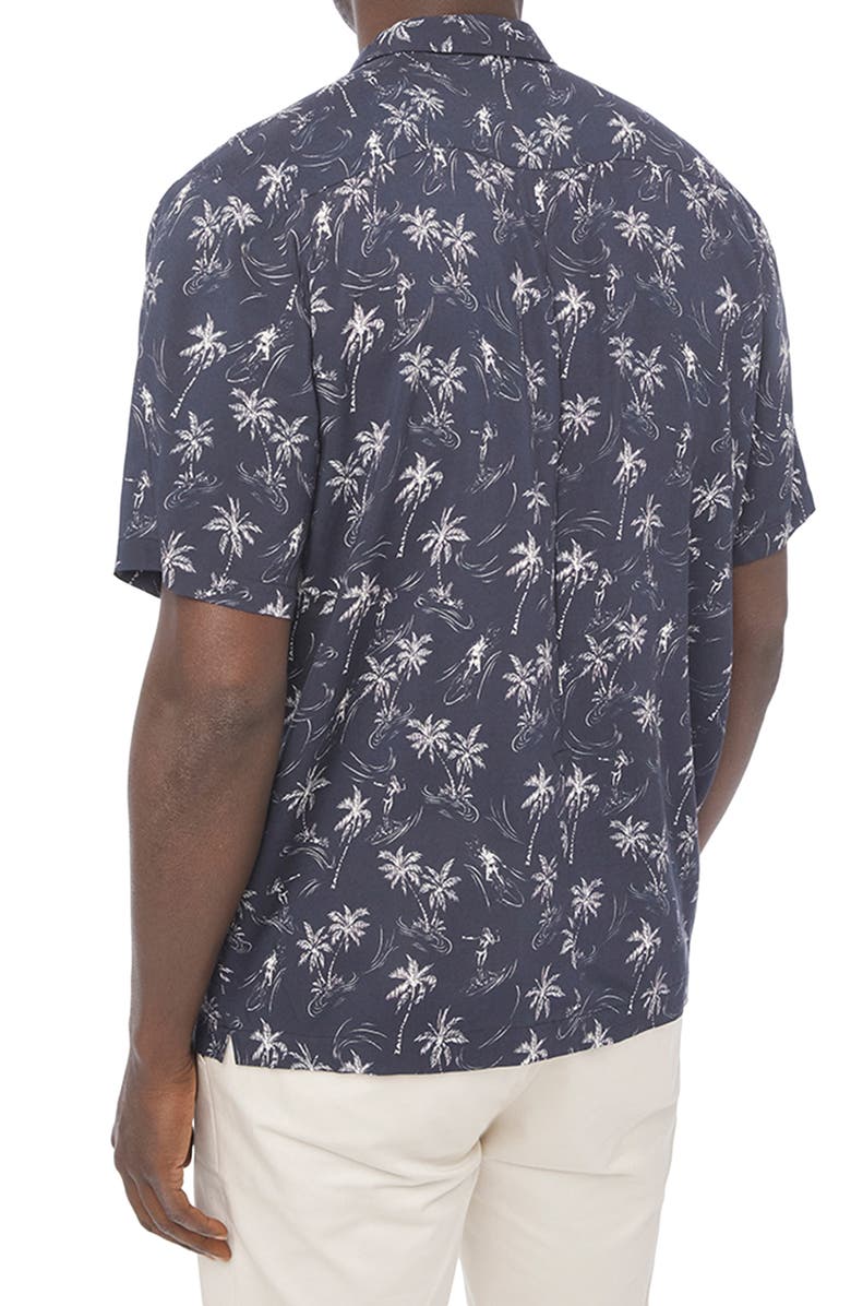 FRAME Regular Fit Tropical Short Sleeve Button-Up Camp Shirt, Alternate, color,