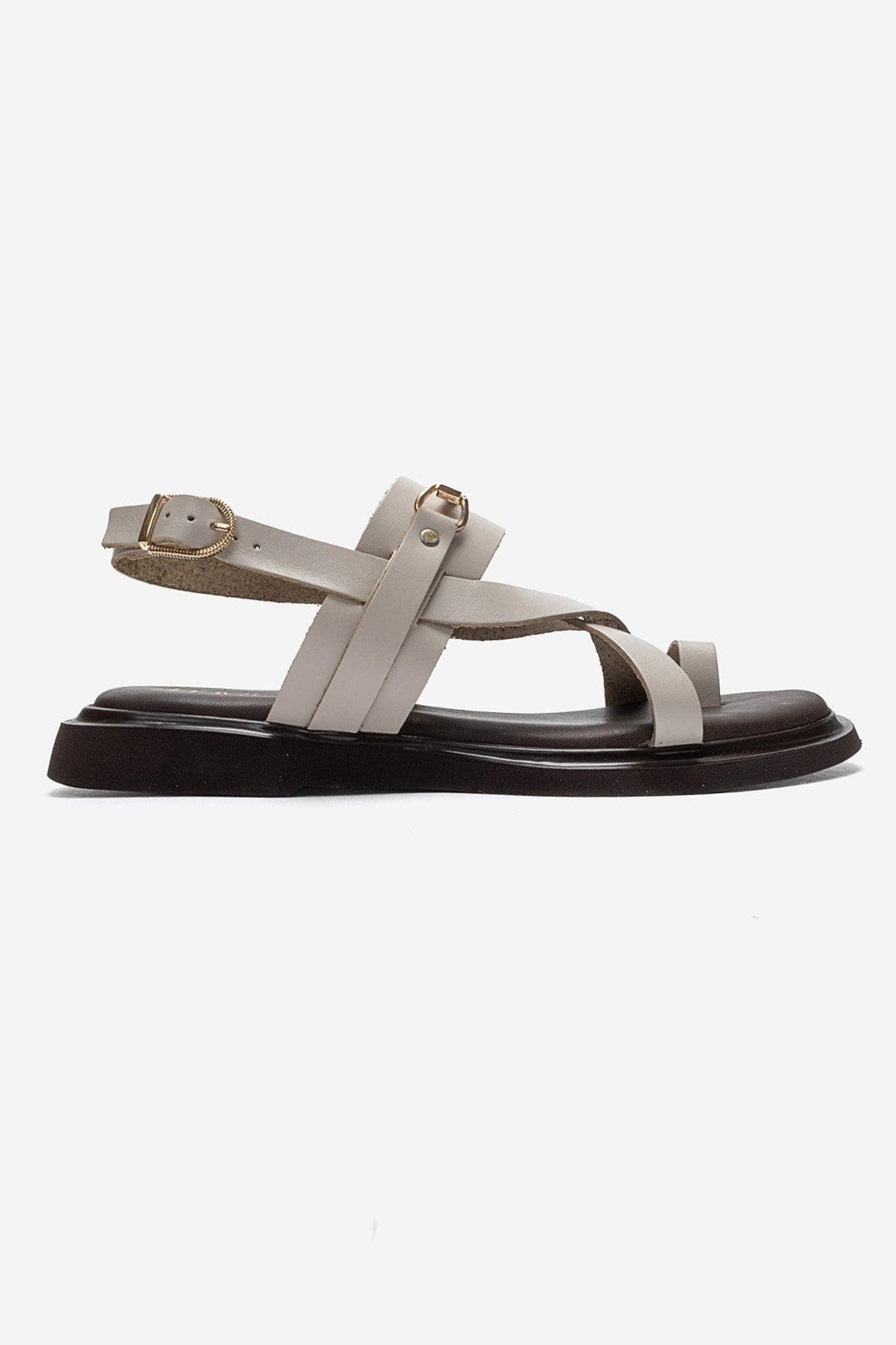 Fabiana Leather Thong Sandal, Alternate, color, Cream