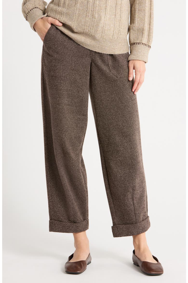 Barrel Glider Pants, Main, color, BROWN/ KHAKI