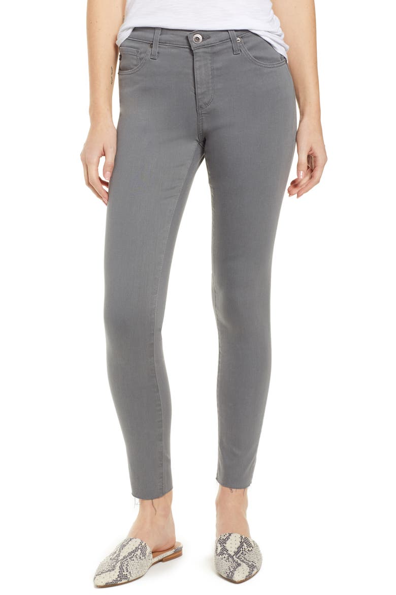 The Legging Ankle Super Skinny Jeans, Main, color, FOG BEACON