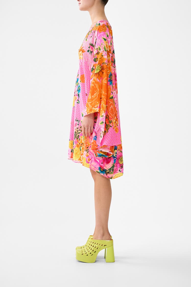 T-Shape Short Kaftan, Alternate, color, Illustration Nation
