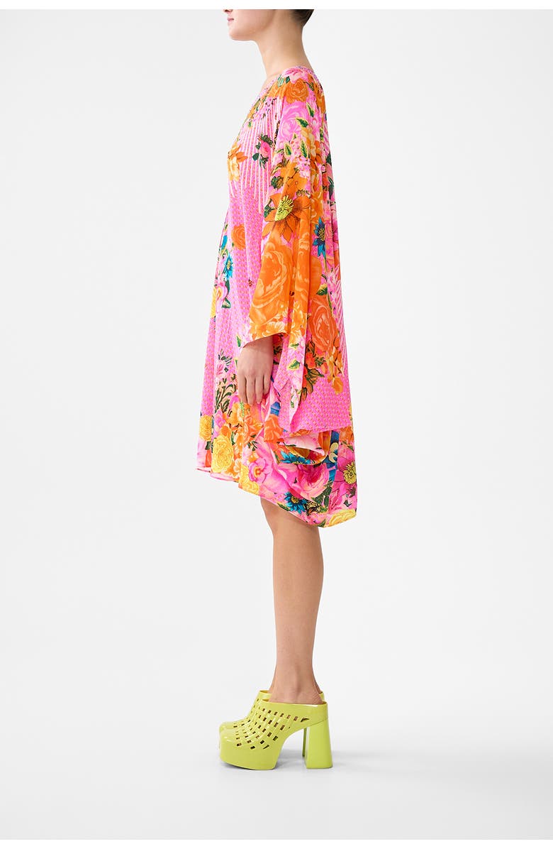 Camilla T-Shape Short Kaftan, Alternate, color, Illustration Nation