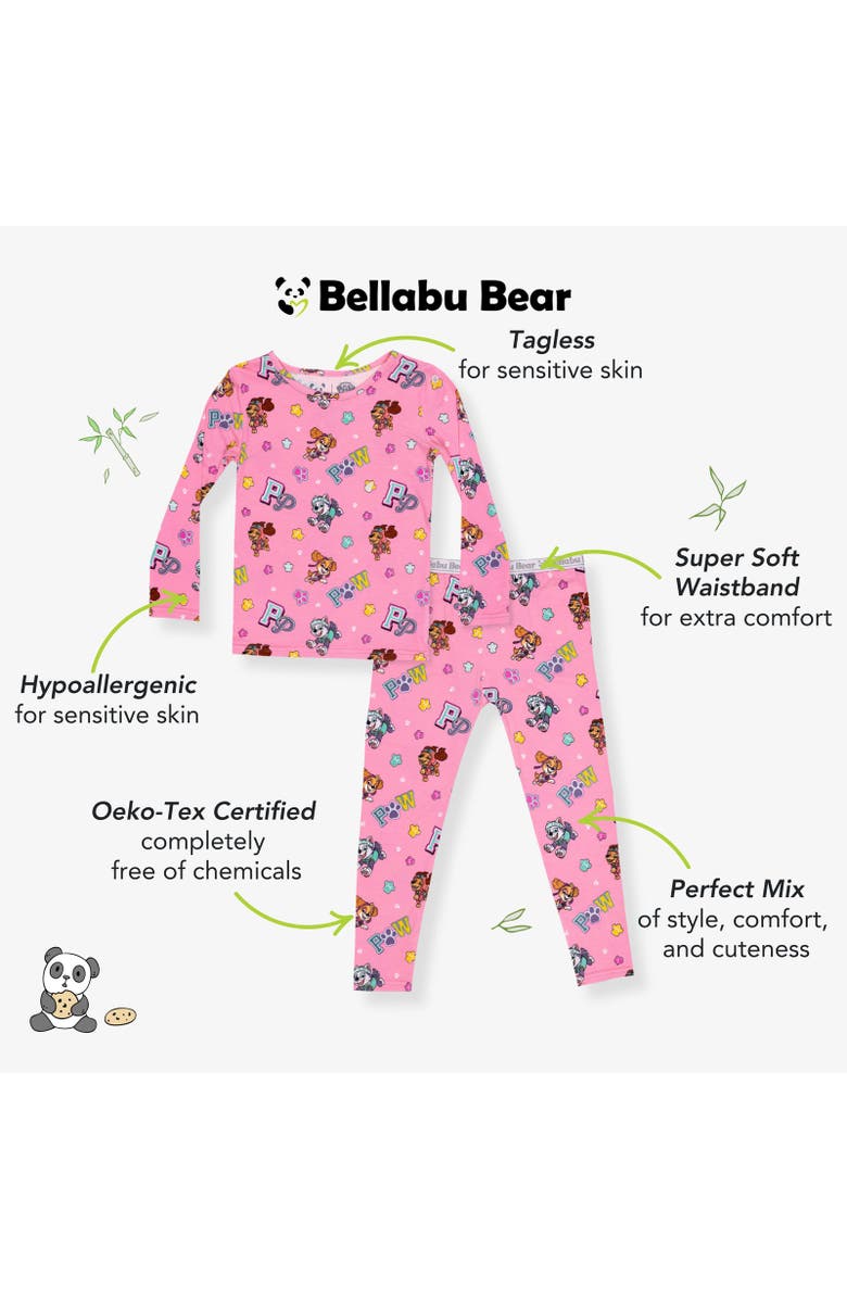 Bellabu Bear Kids' PAW Patrol Varsity Pink Set of 2 Piece Pajamas, Alternate, color, Paw Patrol: Varsity Pink