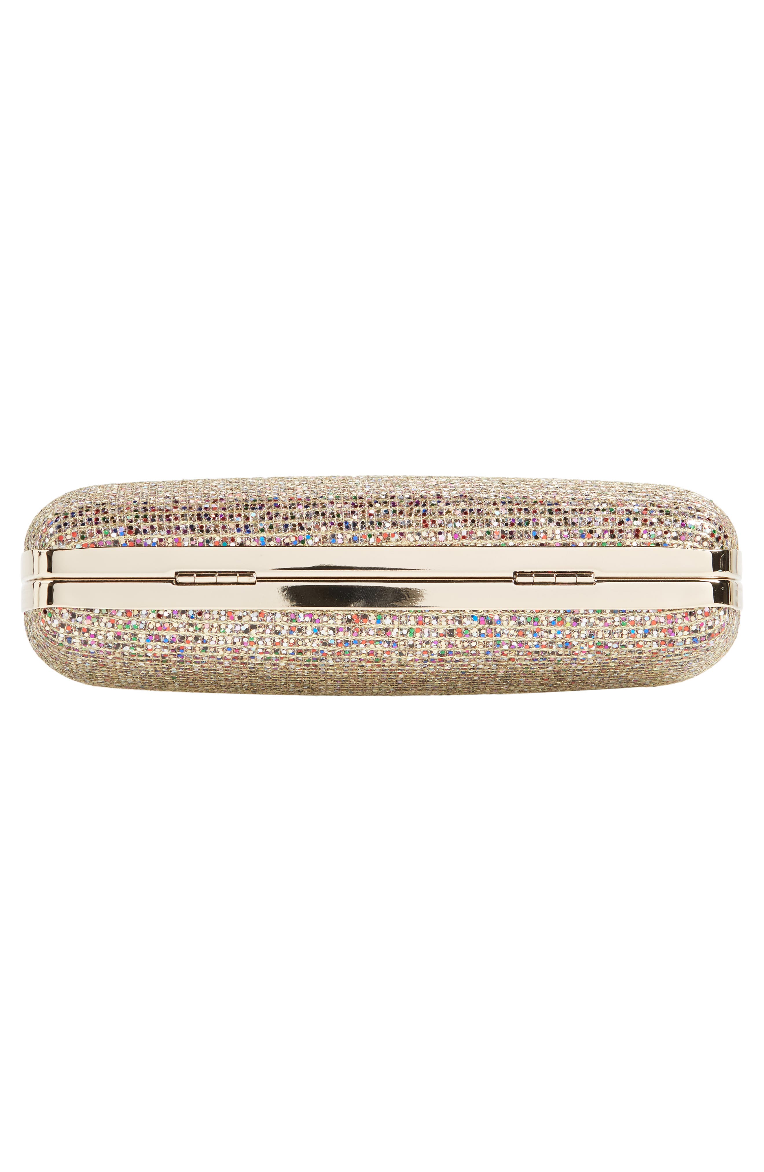 Glitter Minaudière, Alternate, color, GOLD MULTI