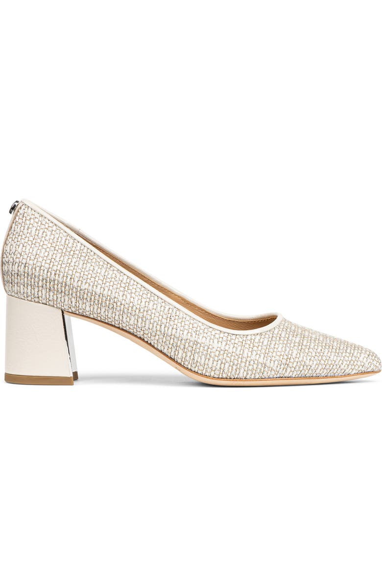 Donald Pliner Suzette Block Heel Pump, Alternate, color, Silver