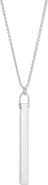 Brook and York Vertical Bar Pendant Necklace