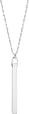 Brook and York Vertical Bar Pendant Necklace