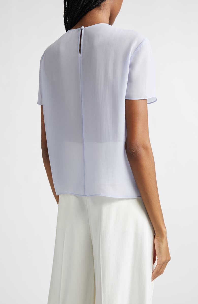 Giorgio Armani Lilac Sheer Top, Alternate, color, Lilac