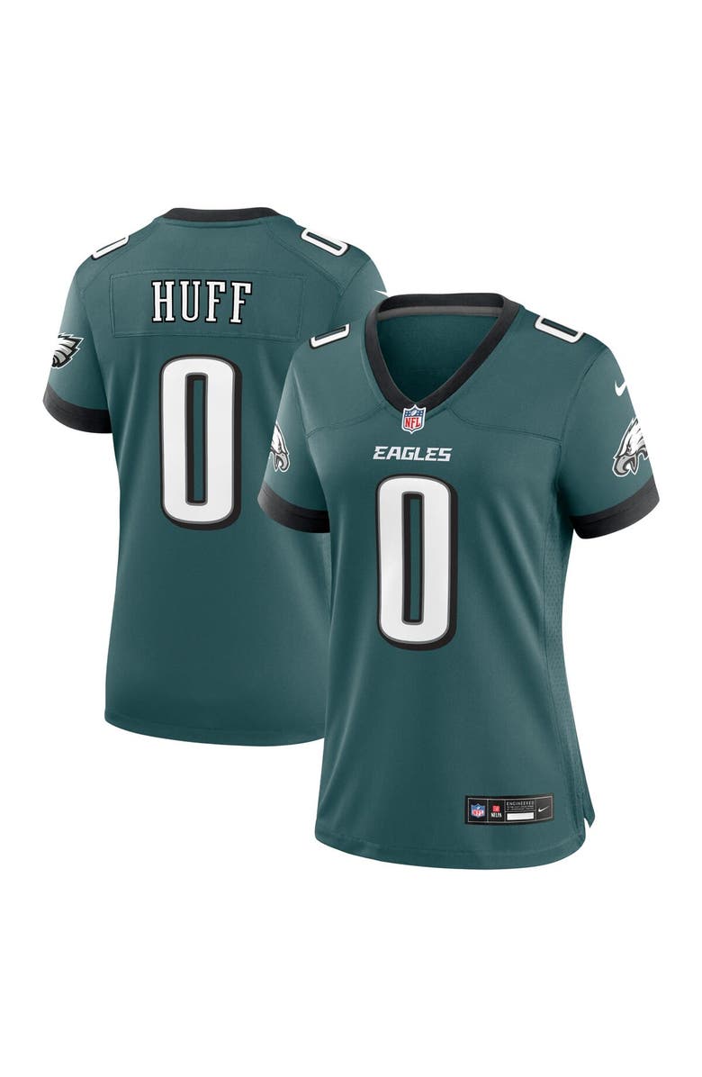 Nike Women's Nike Bryce Huff Midnight Green Philadelphia Eagles Game Player Jersey, Main, color, 