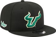 New Era Men's New Era Black South Florida Bulls Team 9FIFTY Snapback Hat