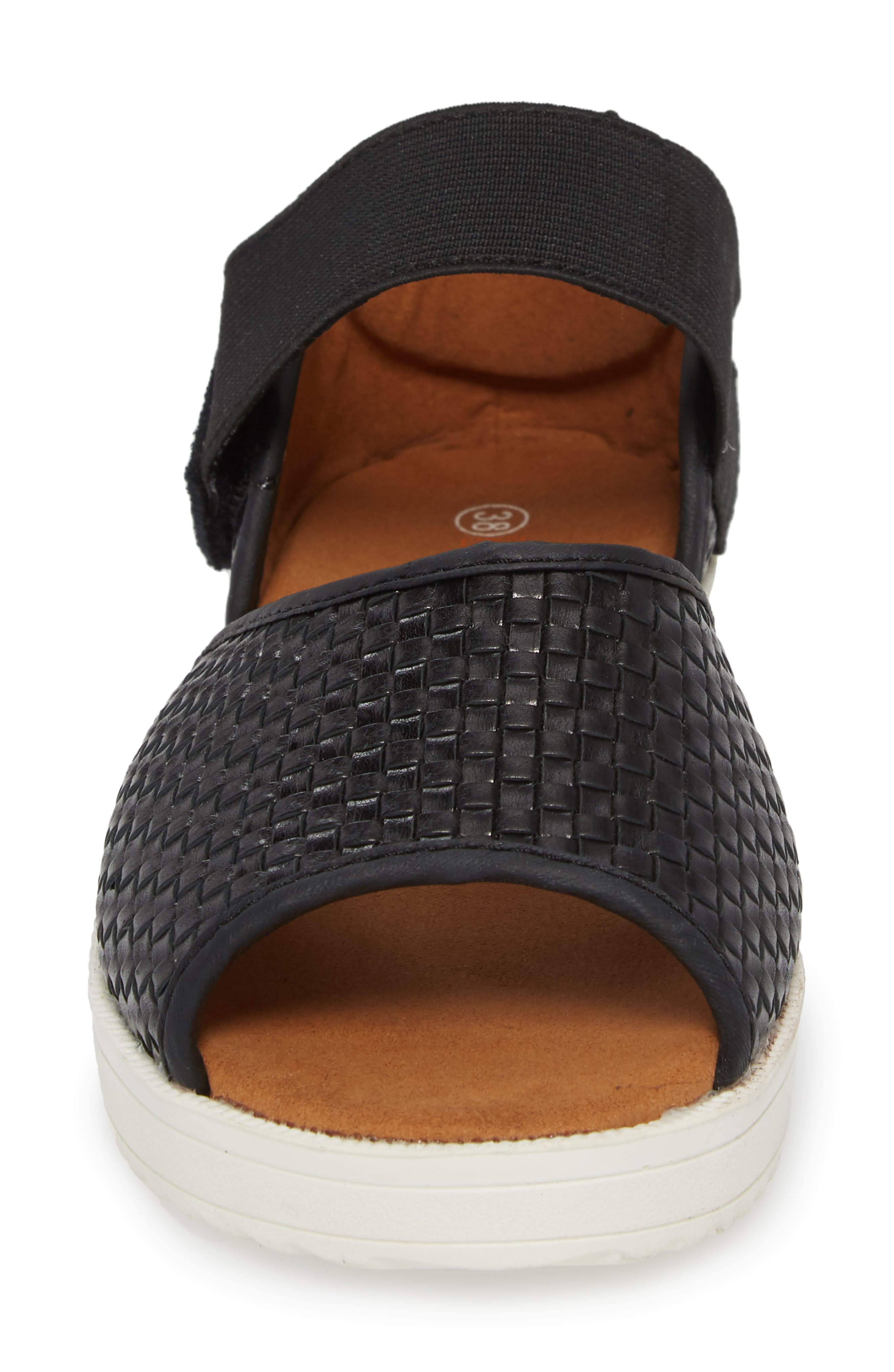 bernie mev. Havana Quarter Strap Sandal, Alternate, color, 