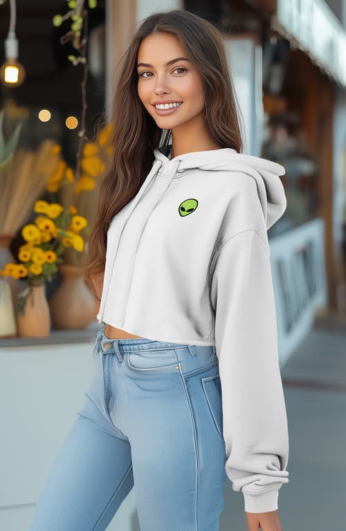 DALIX DALIX ALIEN CROPPED FLEECE HOODIE 